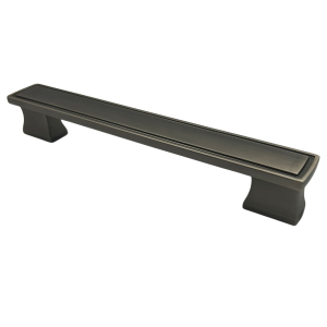 Mâner pentru mobilă, negru antichizat, model disponibil în dimensiuni 96–192 mm